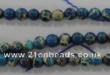 CDI811 15.5 inches 6mm round dyed imperial jasper beads wholesale