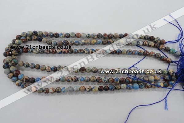 CDI812 15.5 inches 6mm round dyed imperial jasper beads wholesale