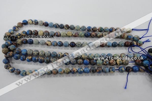 CDI813 15.5 inches 8mm round dyed imperial jasper beads wholesale