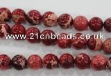 CDI821 15.5 inches 6mm round dyed imperial jasper beads wholesale