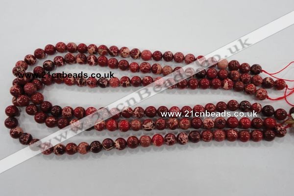 CDI821 15.5 inches 6mm round dyed imperial jasper beads wholesale