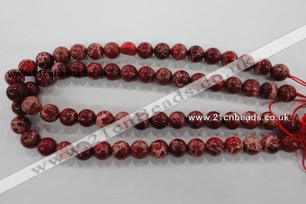 CDI823 15.5 inches 10mm round dyed imperial jasper beads wholesale