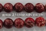 CDI824 15.5 inches 12mm round dyed imperial jasper beads wholesale