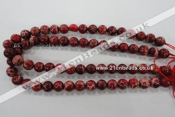 CDI824 15.5 inches 12mm round dyed imperial jasper beads wholesale