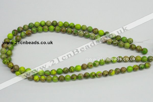 CDI83 16 inches 8mm round dyed imperial jasper beads wholesale