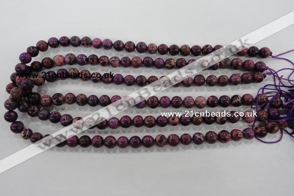 CDI832 15.5 inches 8mm round dyed imperial jasper beads wholesale