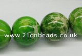 CDI84 16 inches 18mm round dyed imperial jasper beads wholesale