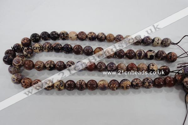 CDI843 15.5 inches 10mm round dyed imperial jasper beads wholesale