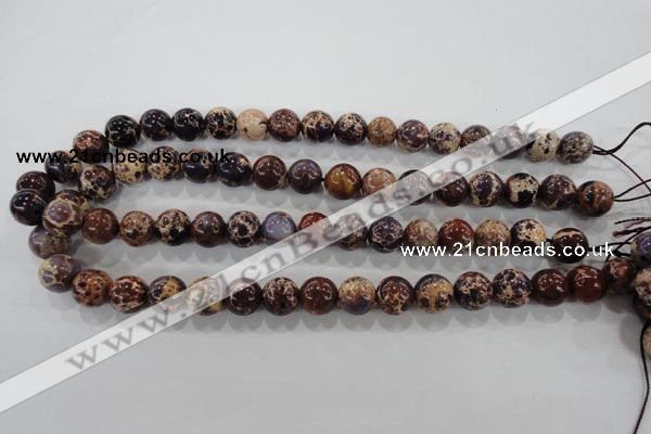 CDI844 15.5 inches 12mm round dyed imperial jasper beads wholesale