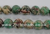 CDI853 15.5 inches 10mm round dyed imperial jasper beads wholesale