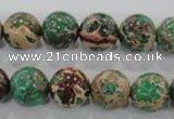 CDI854 15.5 inches 12mm round dyed imperial jasper beads wholesale