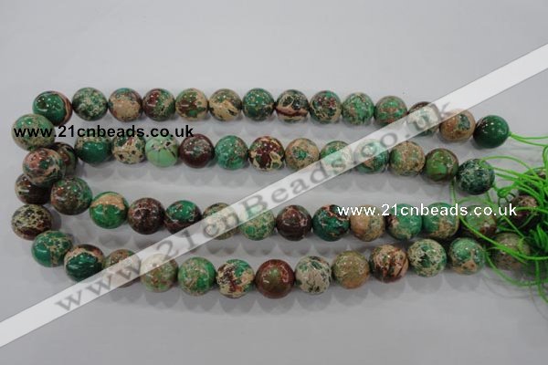 CDI854 15.5 inches 12mm round dyed imperial jasper beads wholesale