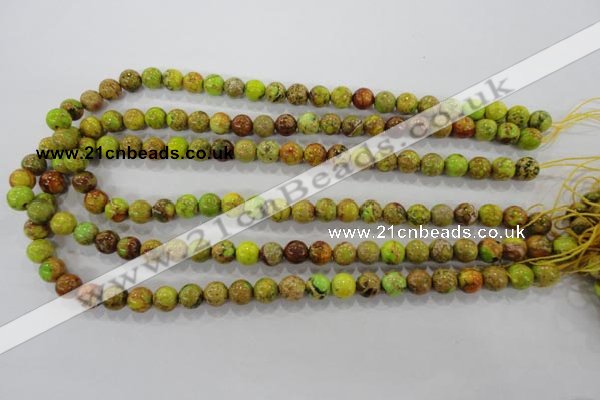 CDI863 15.5 inches 10mm round dyed imperial jasper beads wholesale