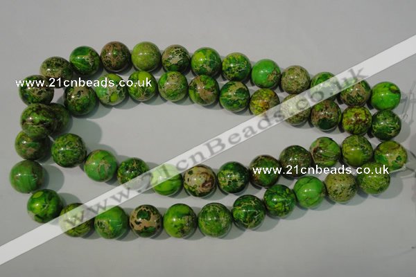 CDI923 15.5 inches 16mm round dyed imperial jasper beads