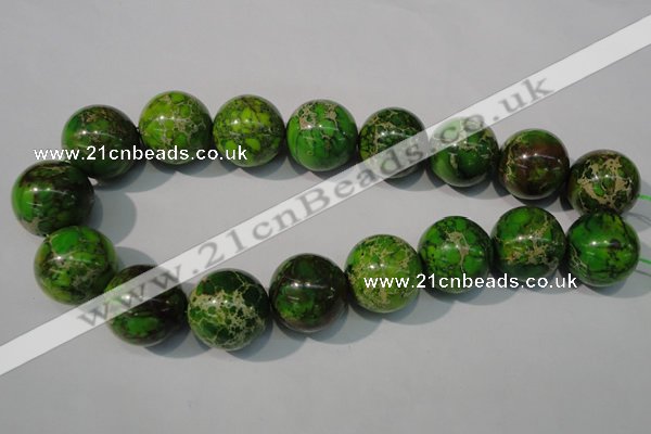 CDI925 15.5 inches 24mm round dyed imperial jasper beads