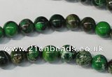 CDI956 15.5 inches 8mm round dyed imperial jasper beads