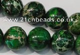 CDI958 15.5 inches 18mm round dyed imperial jasper beads