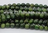 CDJ01 15.5 inches 6mm round Canadian jade beads wholesale