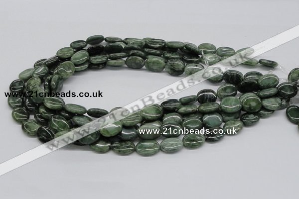 CDJ08 15.5 inches 12*16mm oval Canadian jade beads wholesale