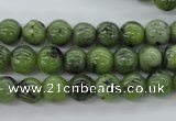 CDJ139 15.5 inches 6mm round Canadian jade beads wholesale