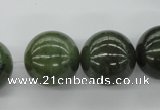 CDJ143 15.5 inches 18mm round Canadian jade beads wholesale