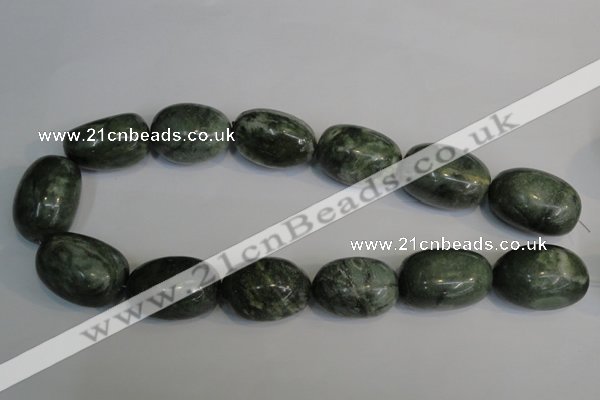 CDJ24 15.5 inches 20*30mm nuggets Canadian jade beads wholesale