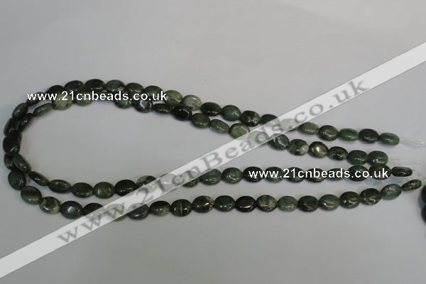 CDJ27 15.5 inches 8*10mm oval Canadian jade beads wholesale