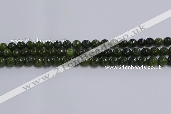 CDJ272 15.5 inches 8mm round Canadian jade beads wholesale