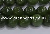 CDJ273 15.5 inches 10mm round Canadian jade beads wholesale