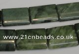 CDJ34 15.5 inches 13*18mm flat tube Canadian jade beads wholesale