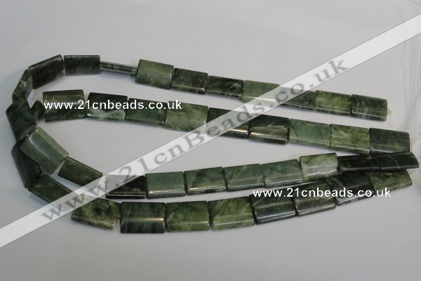 CDJ34 15.5 inches 13*18mm flat tube Canadian jade beads wholesale