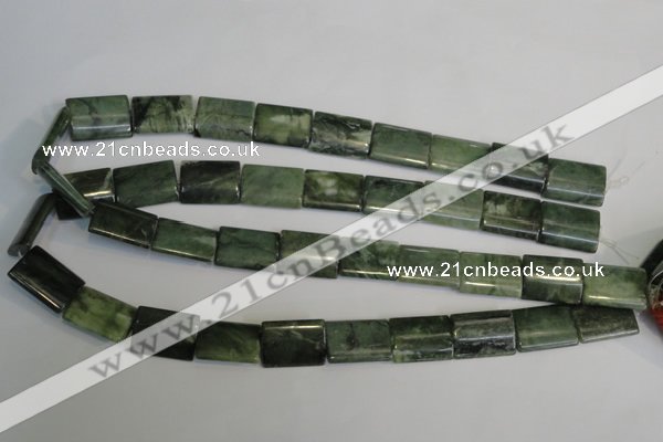 CDJ35 15.5 inches 15*20mm flat tube Canadian jade beads wholesale