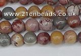 CDJ401 15.5 inches 6mm round sonoran dendritic jasper beads