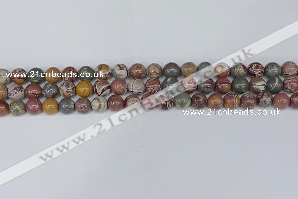 CDJ402 15.5 inches 8mm round sonoran dendritic jasper beads