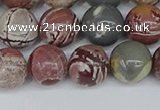 CDJ403 15.5 inches 10mm round sonoran dendritic jasper beads