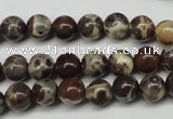 CDM02 15.5 inches 6mm round African dalmatian jasper beads