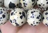 CDM94 15.5 inches 12mm round dalmatian jasper beads wholesale