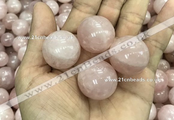 CDN05 25mm round rose quartz decorations wholesale