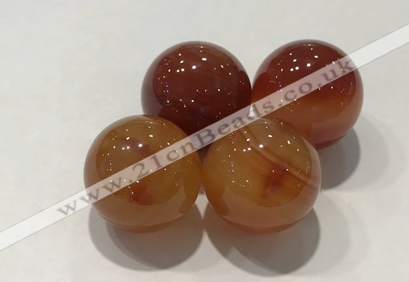 CDN1006 20mm round red agate decorations wholesale