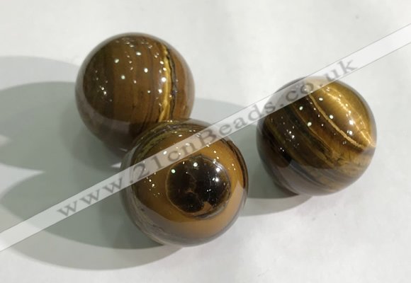 CDN1052 30mm round iron tiger decorations wholesale