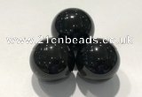 CDN1057 30mm round black obsidian decorations wholesale