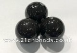 CDN1059 30mm round snowflake obsidian decorations wholesale