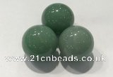 CDN1072 30mm round green aventurine decorations wholesale