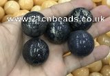 CDN11 25mm round pyrite gemstone decorations wholesale