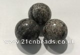 CDN1117 30mm round jasper decorations wholesale