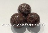 CDN1123 30mm round jasper decorations wholesale