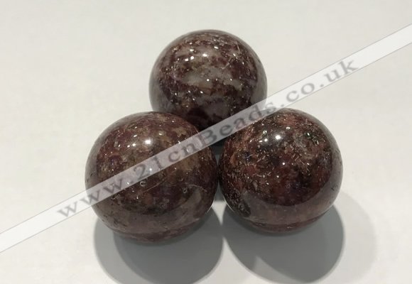 CDN1123 30mm round jasper decorations wholesale