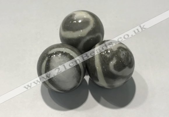 CDN1128 30mm round jasper decorations wholesale