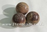 CDN1141 30mm round jasper decorations wholesale