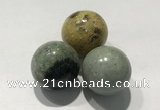 CDN1156 30mm round jasper decorations wholesale